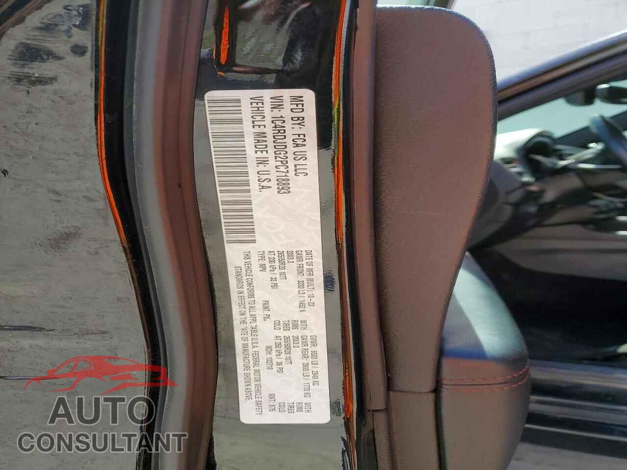 DODGE DURANGO 2023 - 1C4RDJDG2PC718893