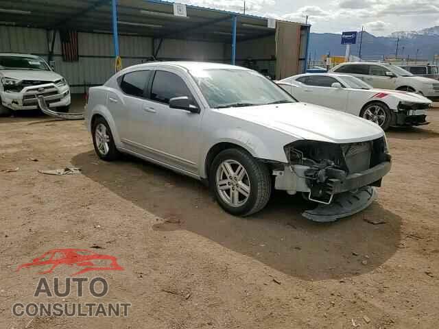 DODGE AVENGER 2012 - 1C3CDZAB7CN322846