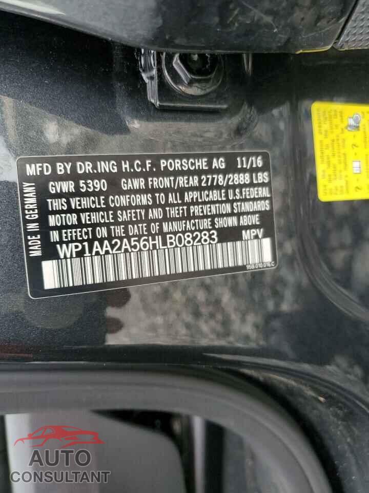 PORSCHE MACAN 2017 - WP1AA2A56HLB08283