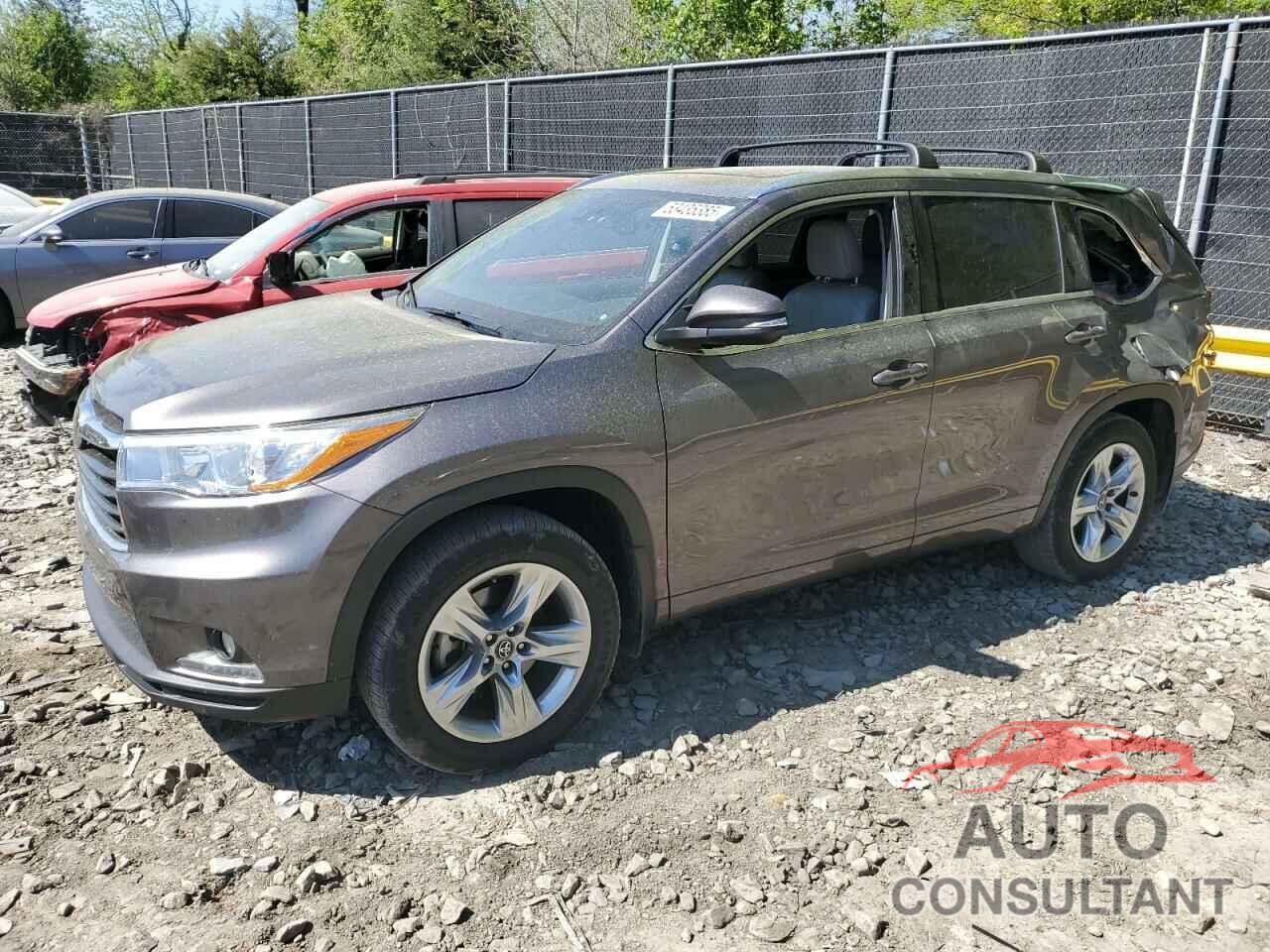 TOYOTA HIGHLANDER 2016 - 5TDDKRFH7GS338628