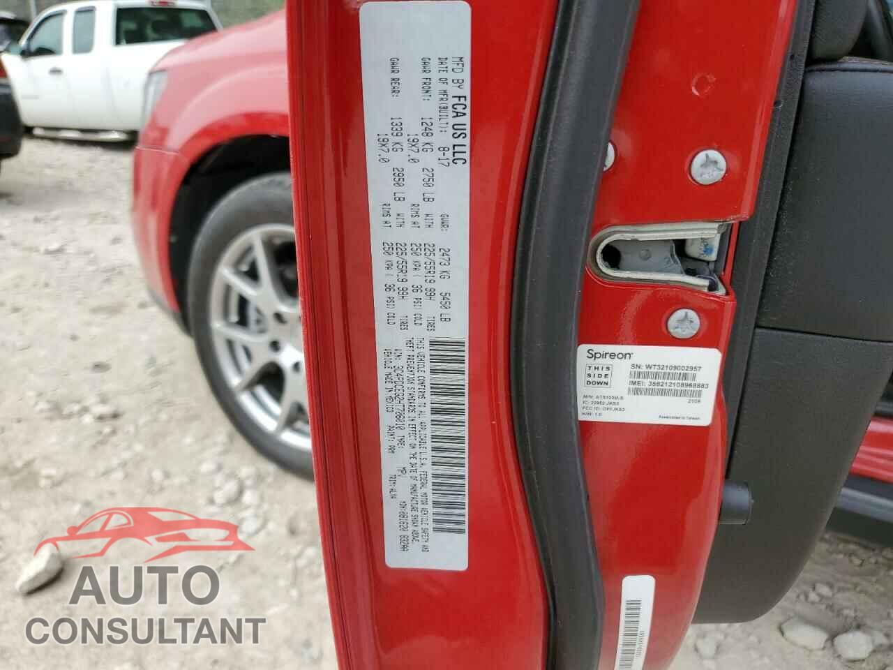 DODGE JOURNEY 2017 - 3C4PDCEG2HT706010