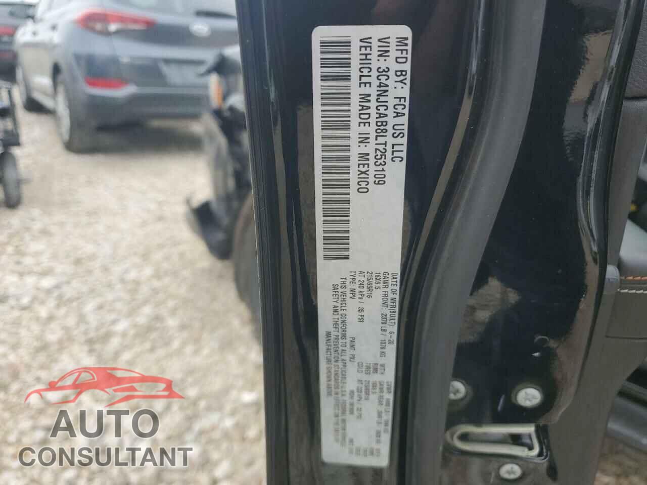JEEP COMPASS 2020 - 3C4NJCAB8LT253109