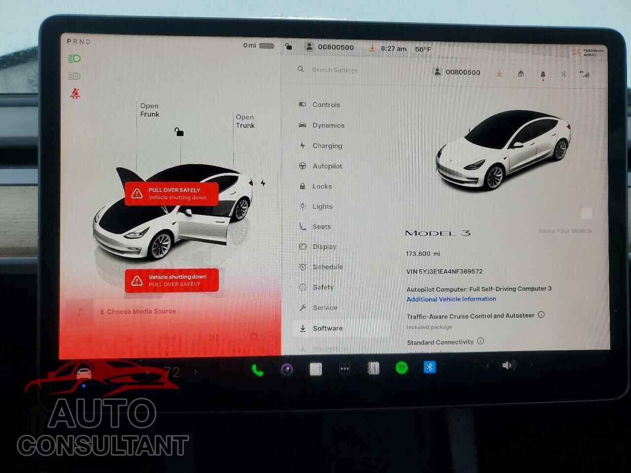 TESLA MODEL 3 2022 - 5YJ3E1EA4NF369572