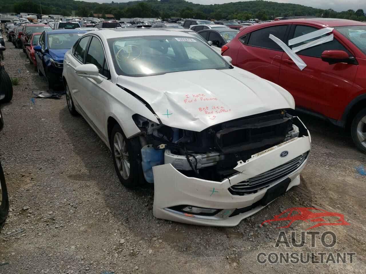 FORD FUSION 2017 - 3FA6P0HD9HR124508