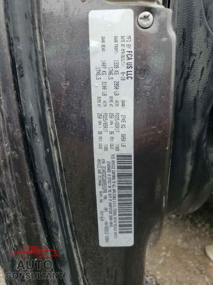 DODGE CARAVAN 2019 - 2C4RDGEG3KR521278