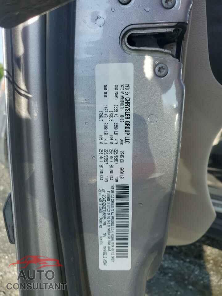 DODGE CARAVAN 2014 - 2C4RDGBG0ER104905