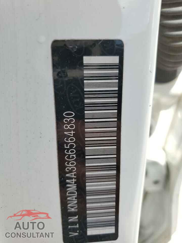 KIA RIO 2016 - KNADM4A36G6564830