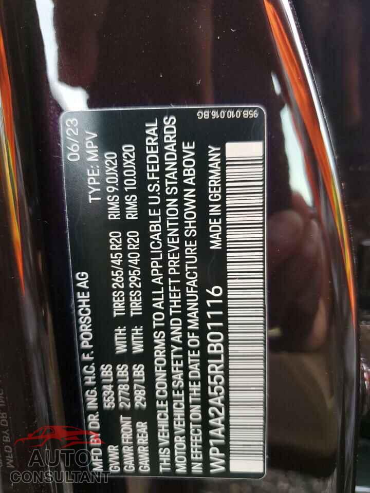 PORSCHE MACAN BASE 2024 - WP1AA2A55RLB01116