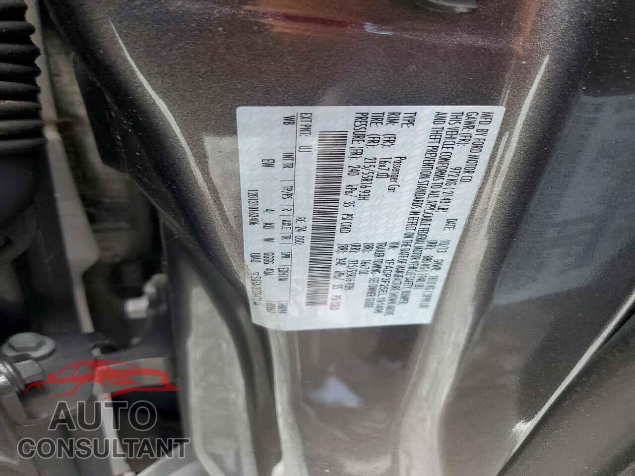 FORD FOCUS 2014 - 1FADP3F25EL191496