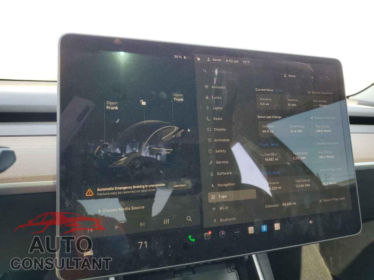 TESLA MODEL 3 2019 - 5YJ3E1EB9KF209319