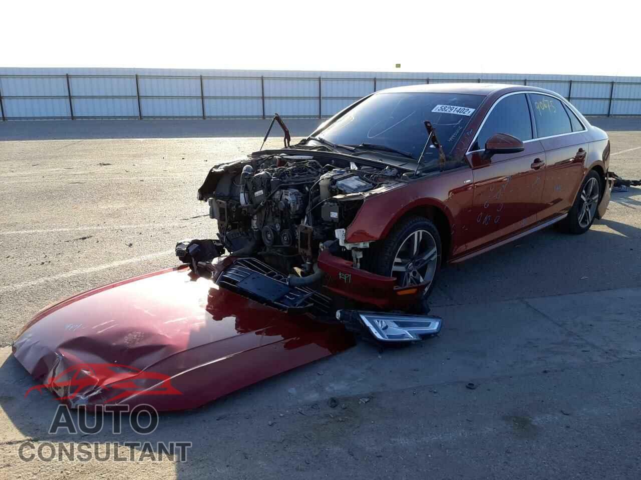 AUDI A4 2018 - WAULMAF43JA015991