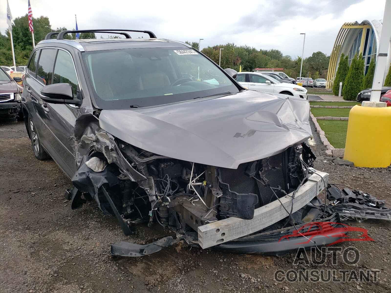 TOYOTA HIGHLANDER 2017 - 5TDDZRFH3HS362261
