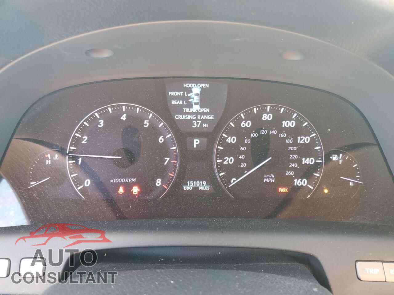 LEXUS LS460 2011 - JTHBL5EF7B5103348