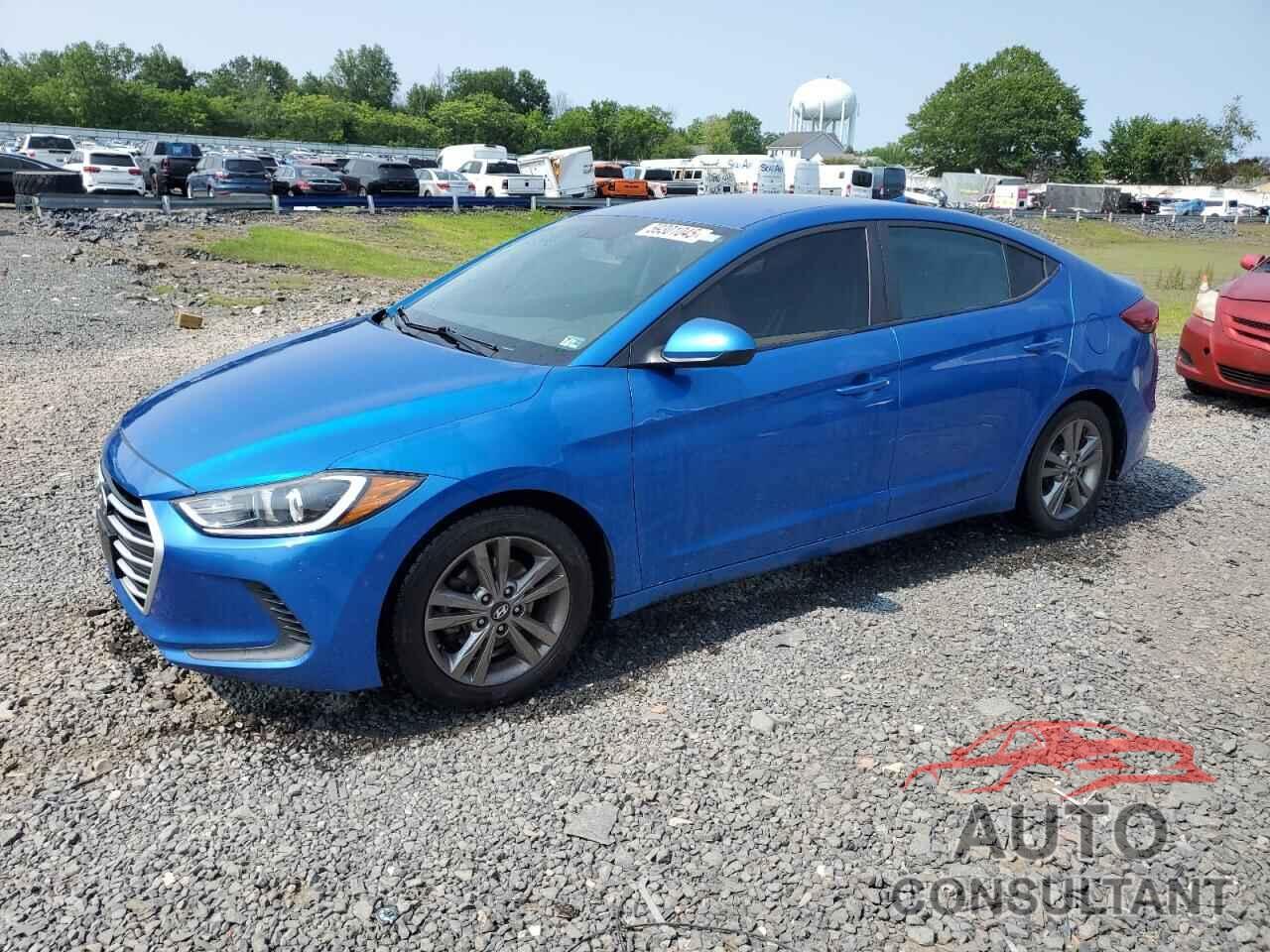 HYUNDAI ELANTRA 2017 - KMHD84LF6HU195796