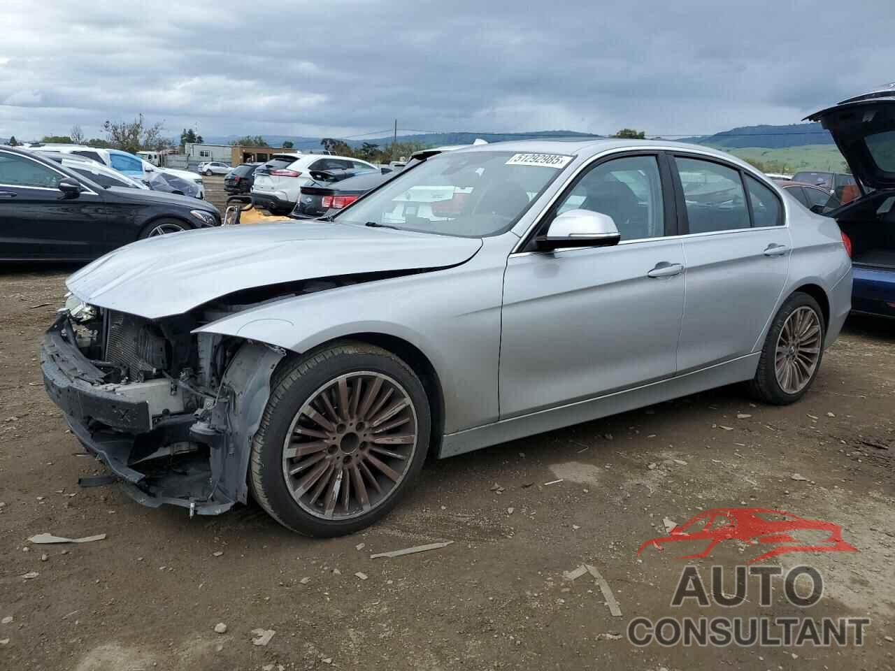 BMW 3 SERIES 2012 - WBA3A9C59CF270610
