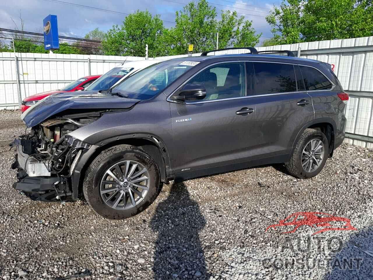 TOYOTA HIGHLANDER 2019 - 5TDJGRFH4KS065872