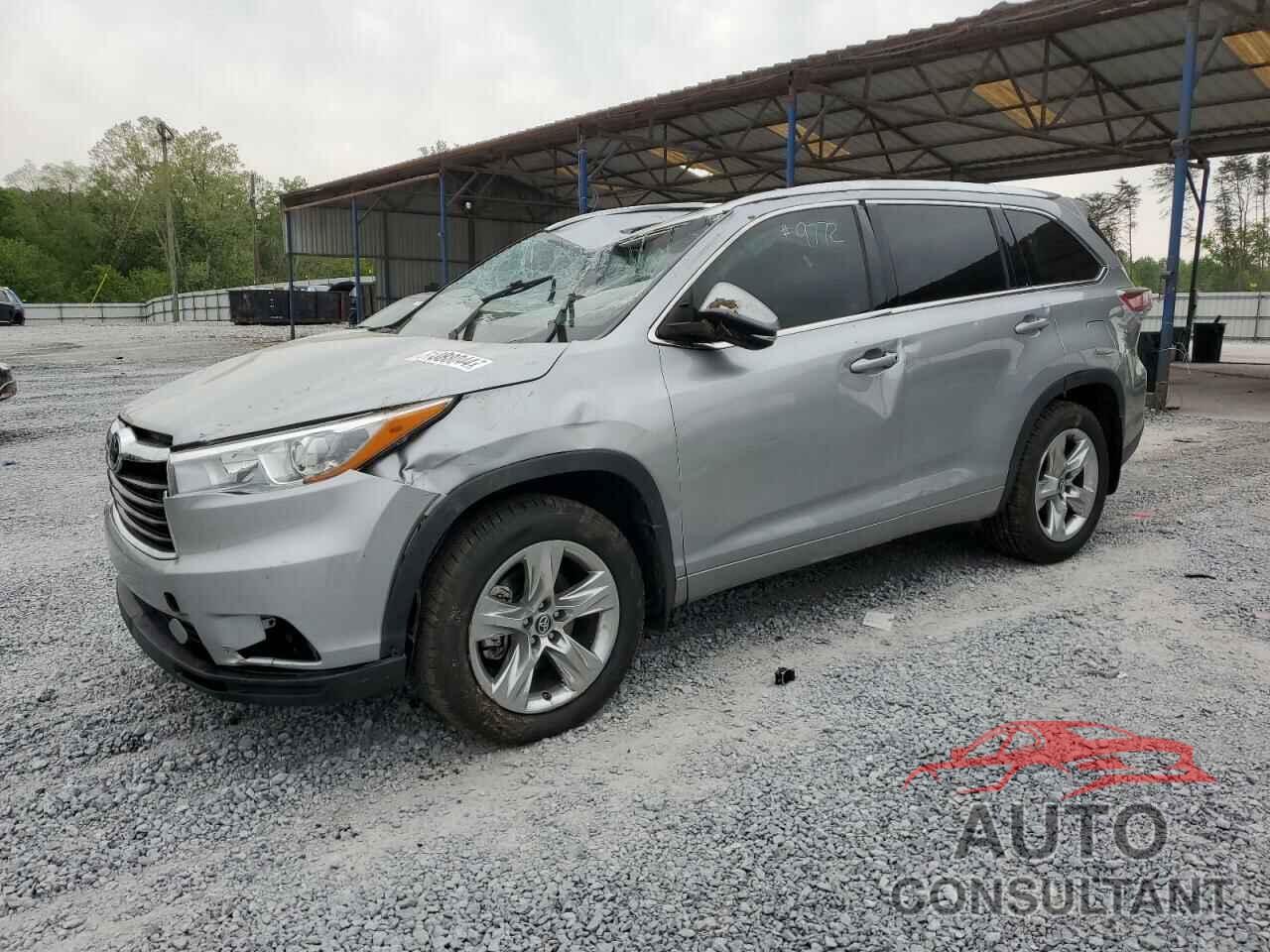 TOYOTA HIGHLANDER 2016 - 5TDDKRFH7GS319772