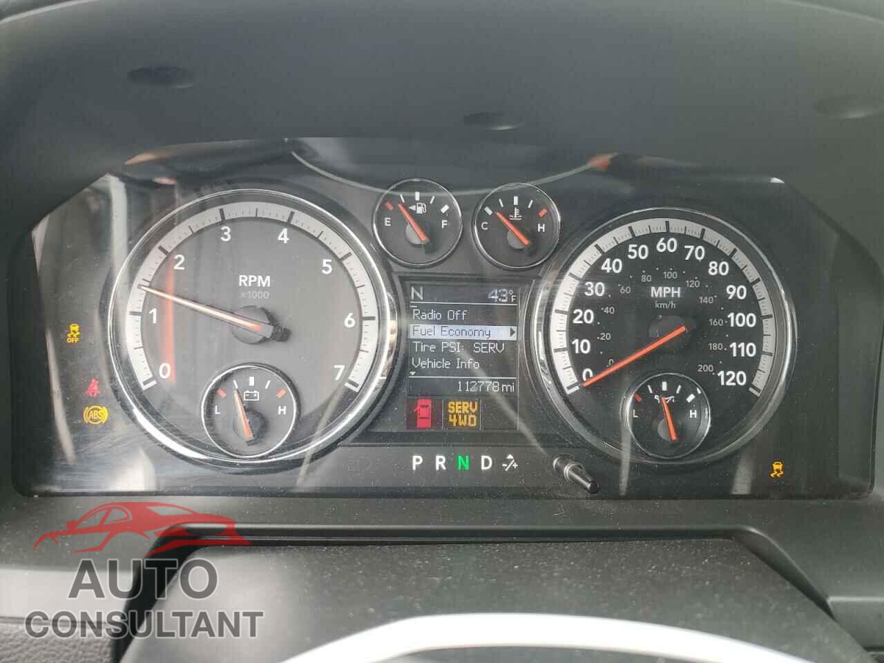 DODGE RAM 1500 2012 - 1C6RD7NT3CS106613