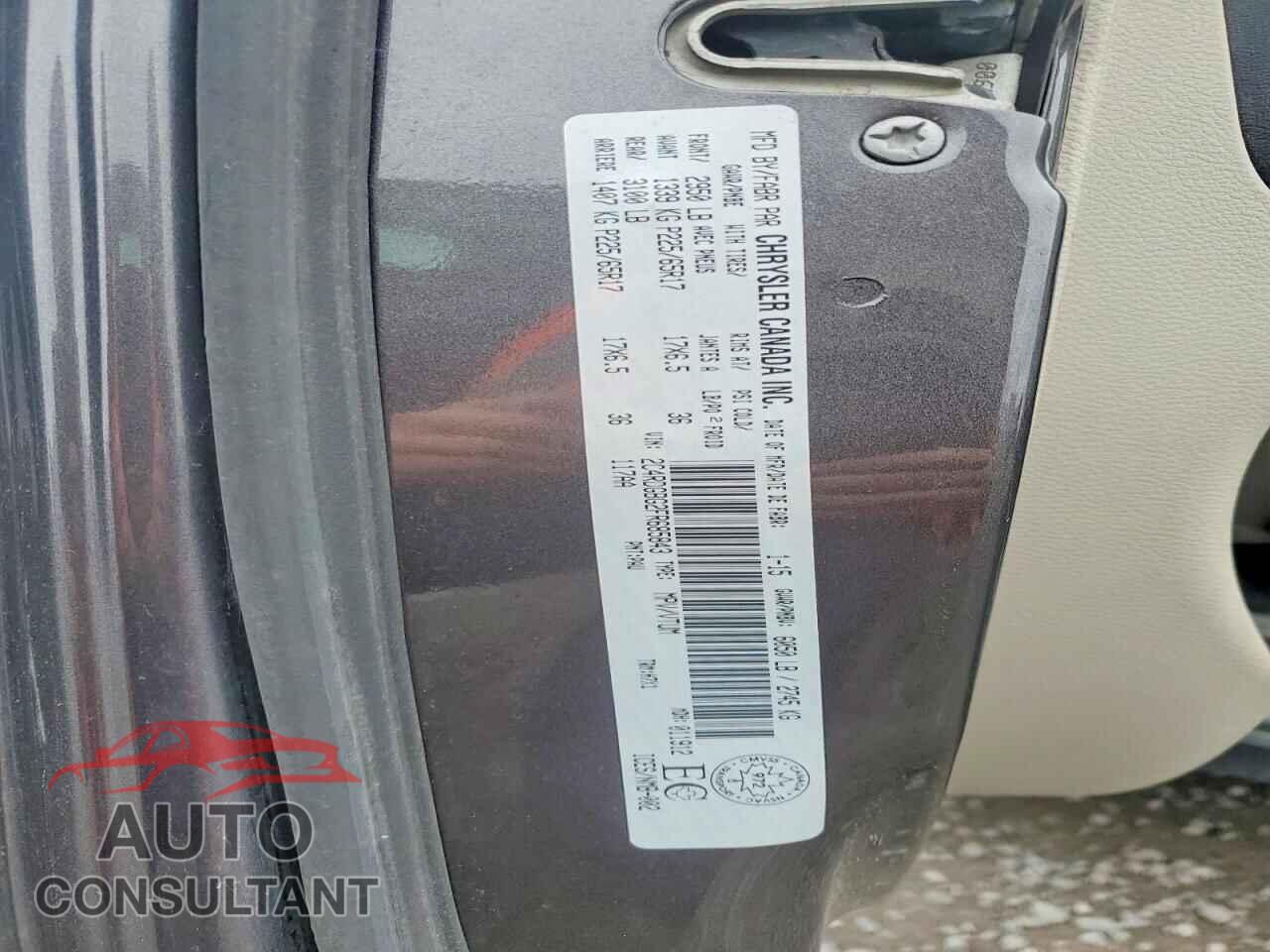 DODGE CARAVAN 2015 - 2C4RDGBG2FR685843