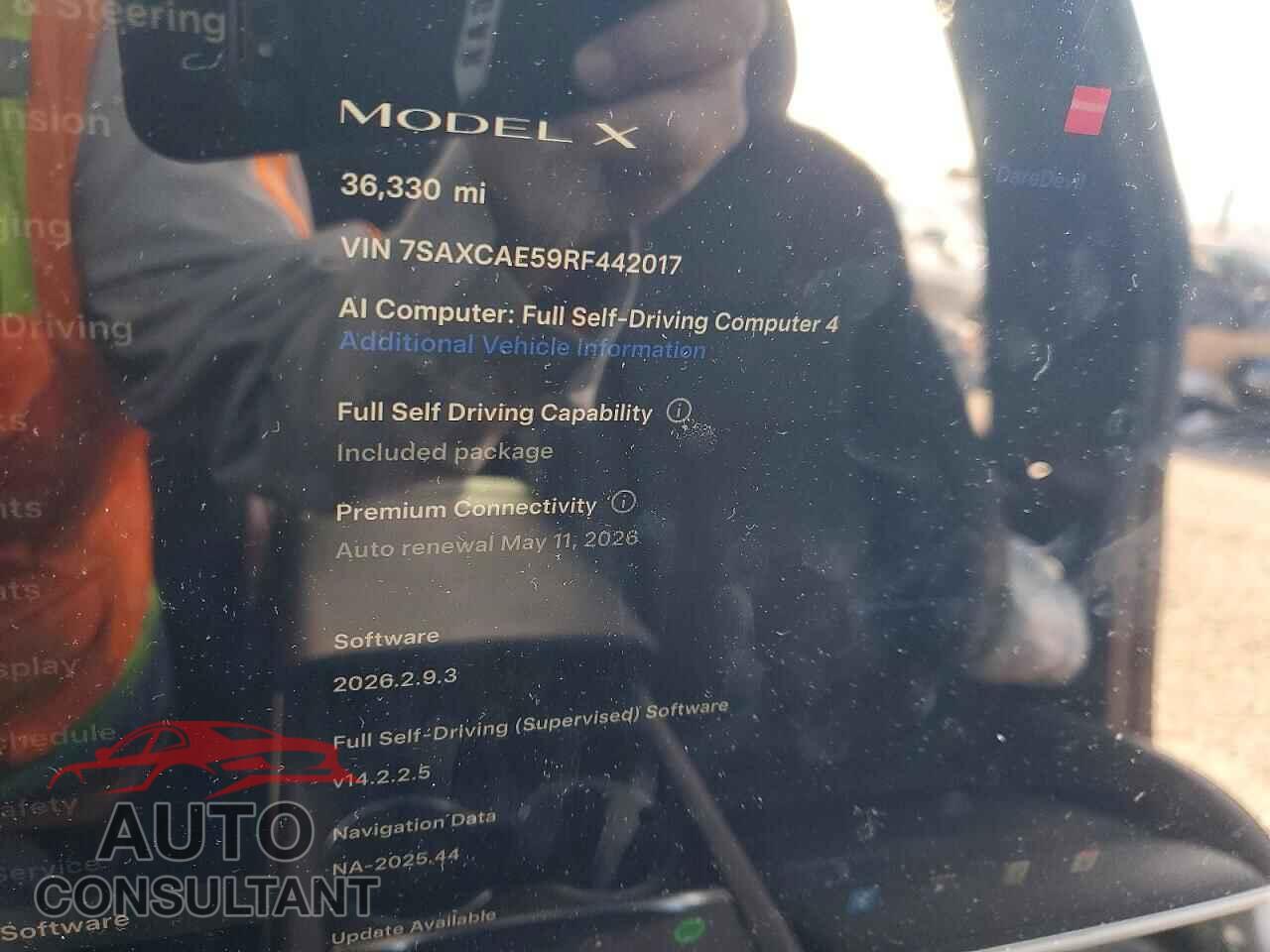 TESLA MODEL X 2024 - 7SAXCAE59RF442017