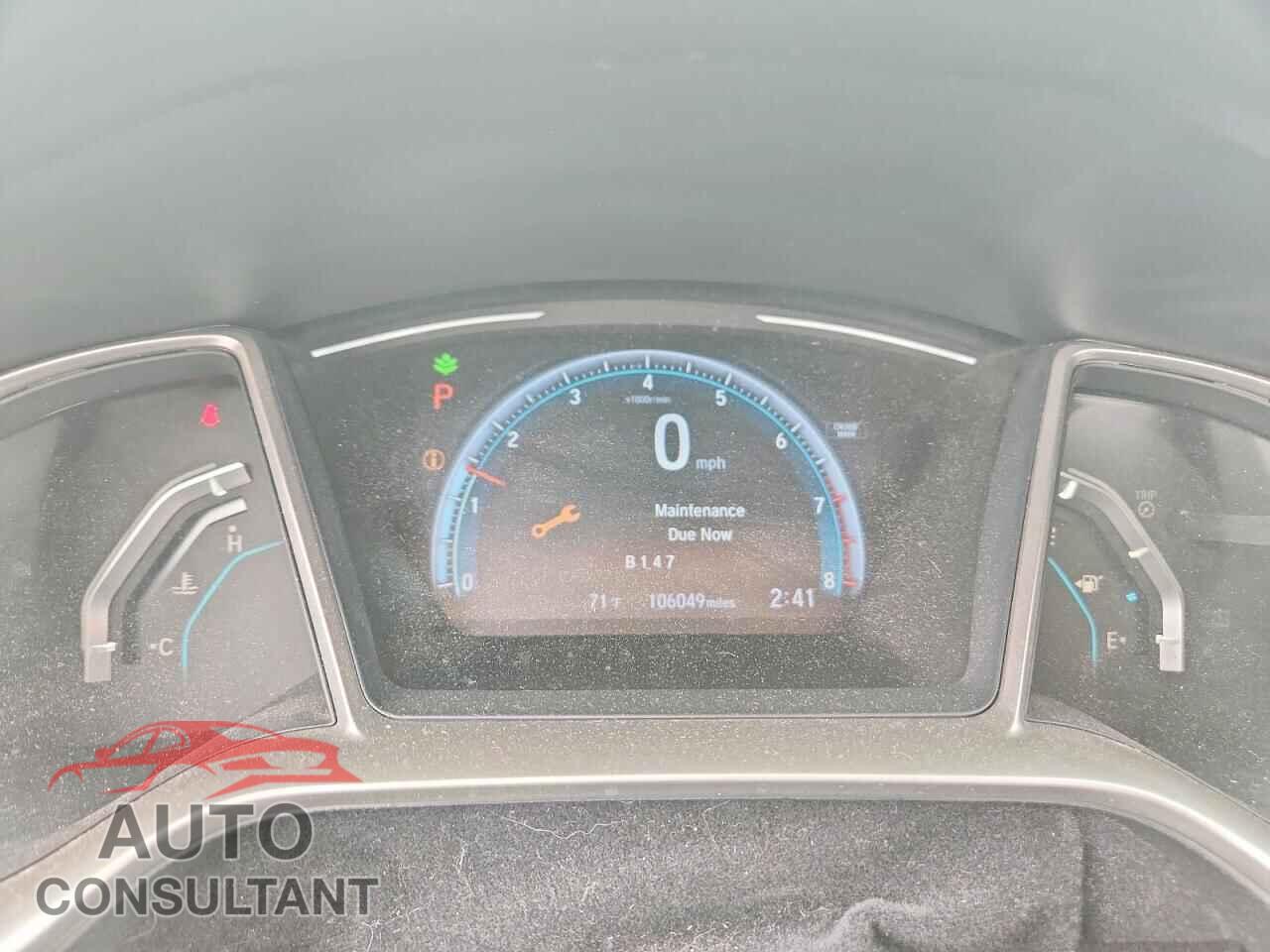 HONDA CIVIC 2017 - 19XFC2F71HE004644