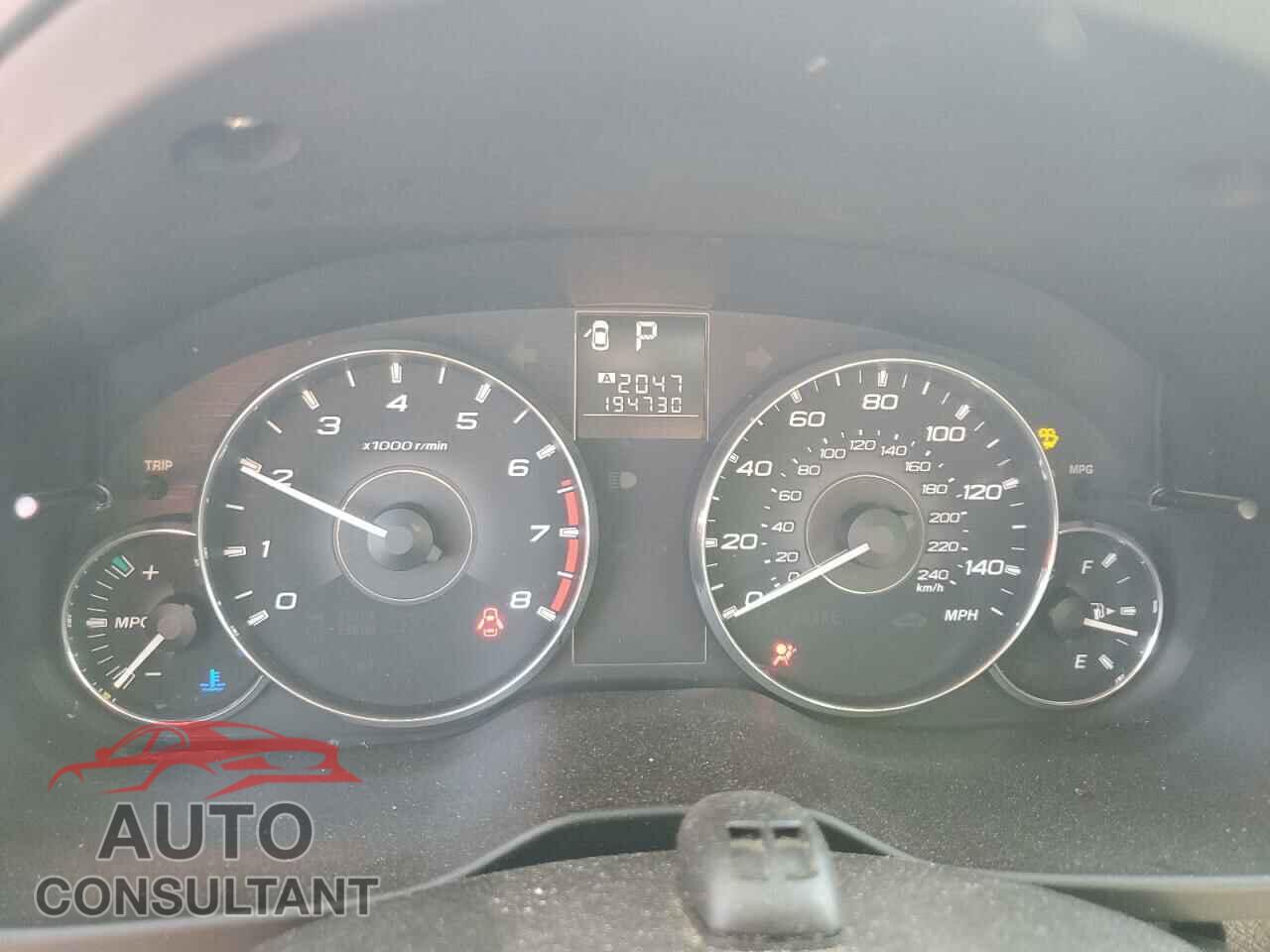 SUBARU OUTBACK 2011 - 4S4BRBGC6B3315084