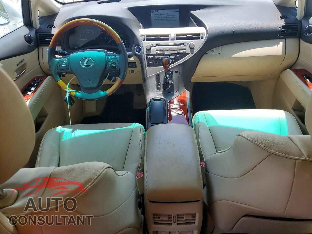 LEXUS RX450 2012 - JTJBC1BA7C2424924