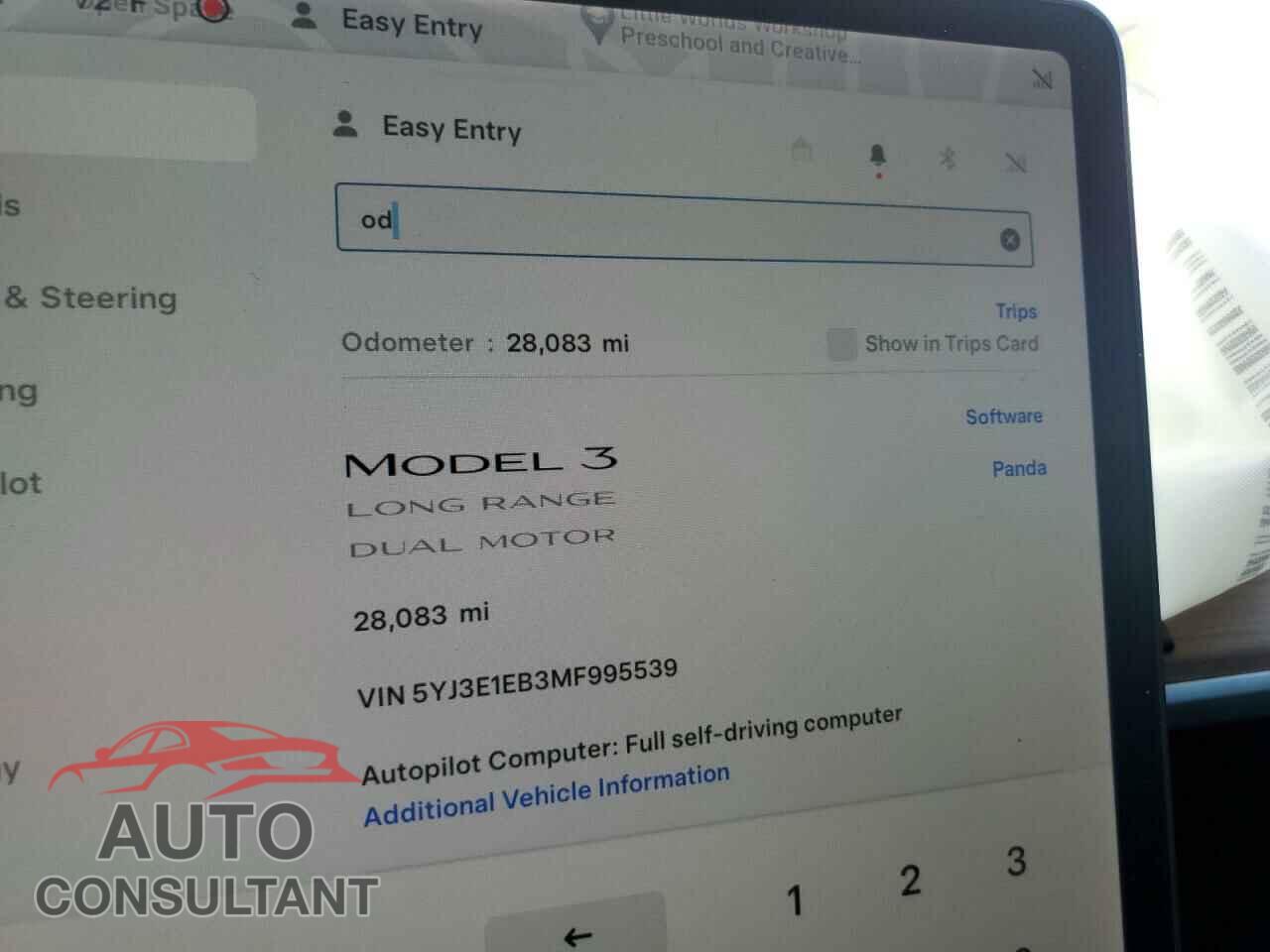 TESLA MODEL 3 2021 - 5YJ3E1EB3MF995539