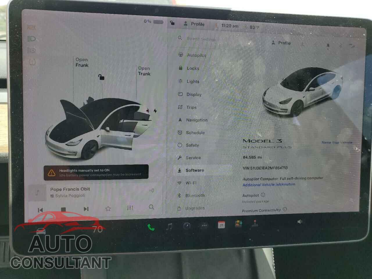 TESLA MODEL 3 2021 - 5YJ3E1EA2MF854713