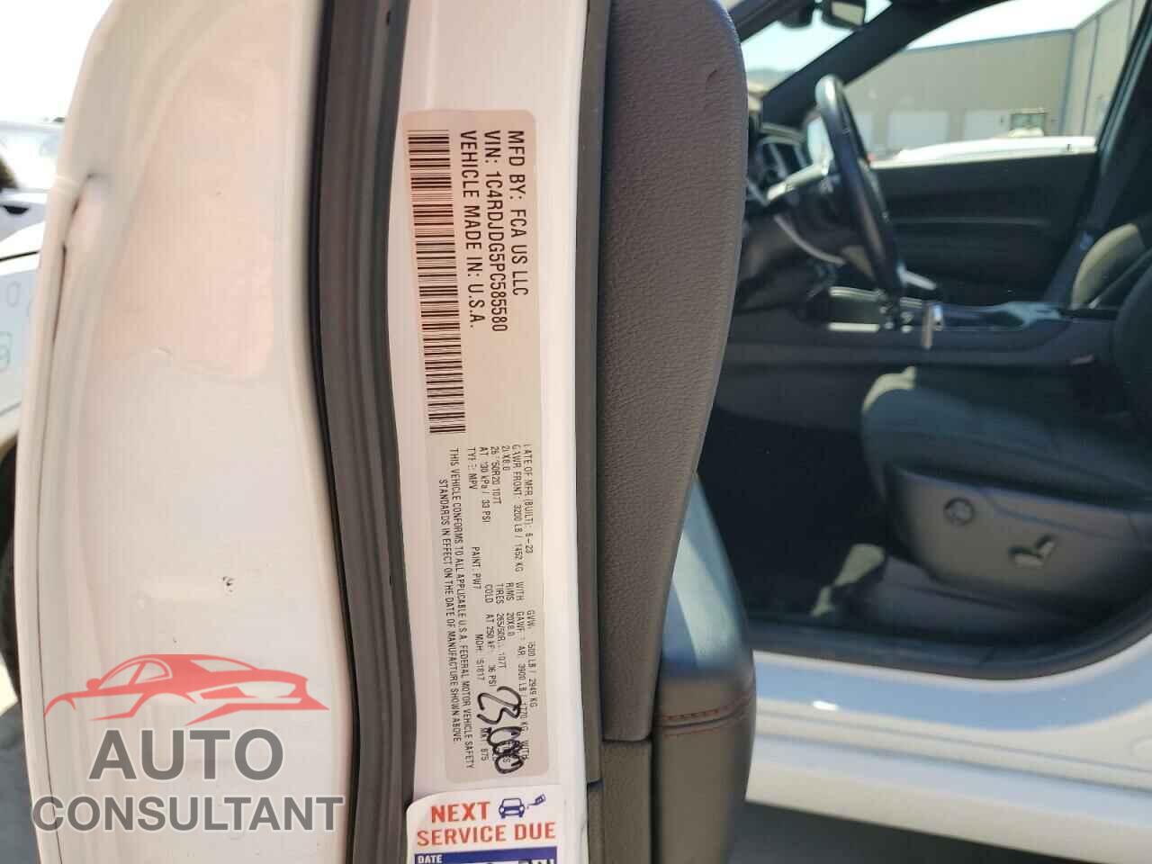 DODGE DURANGO 2023 - 1C4RDJDG5PC585580