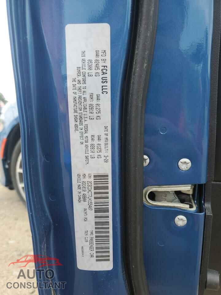DODGE CHARGER 2020 - 2C3CDXCT7LH155407