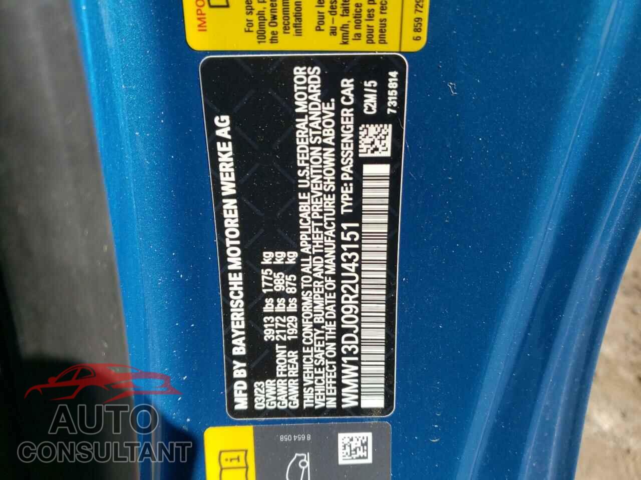 MINI COOPER 2024 - WMW13DJ09R2U43151
