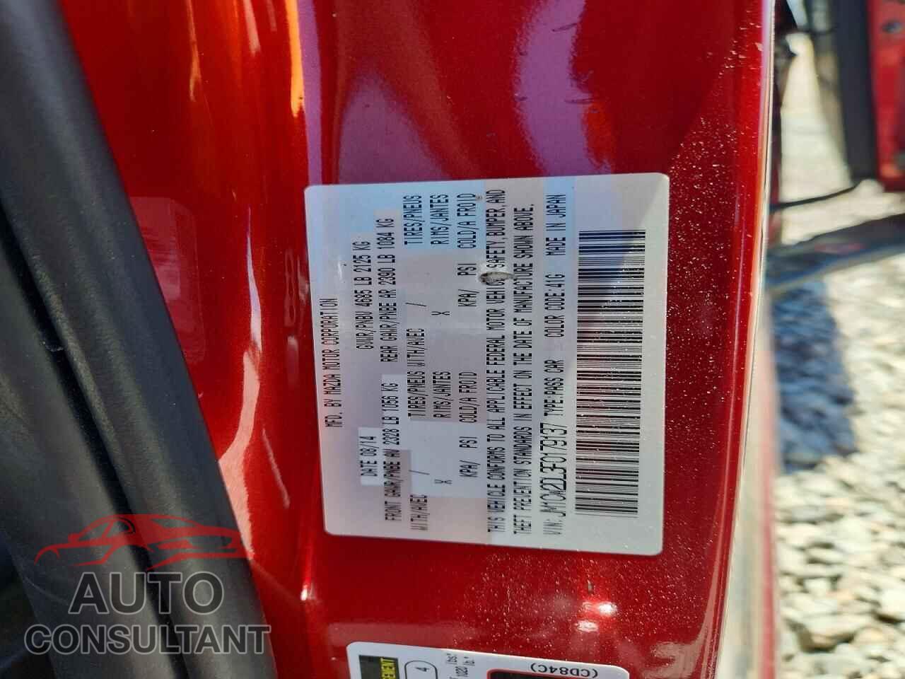 MAZDA 5 2015 - JM1CW2DL3F0179137