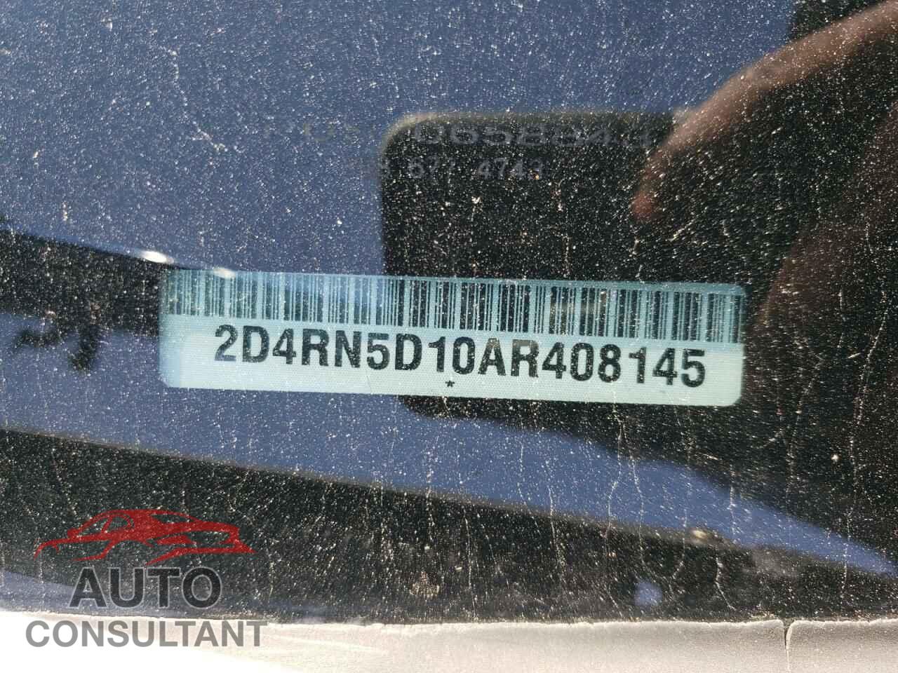 DODGE CARAVAN 2010 - 2D4RN5D10AR408145