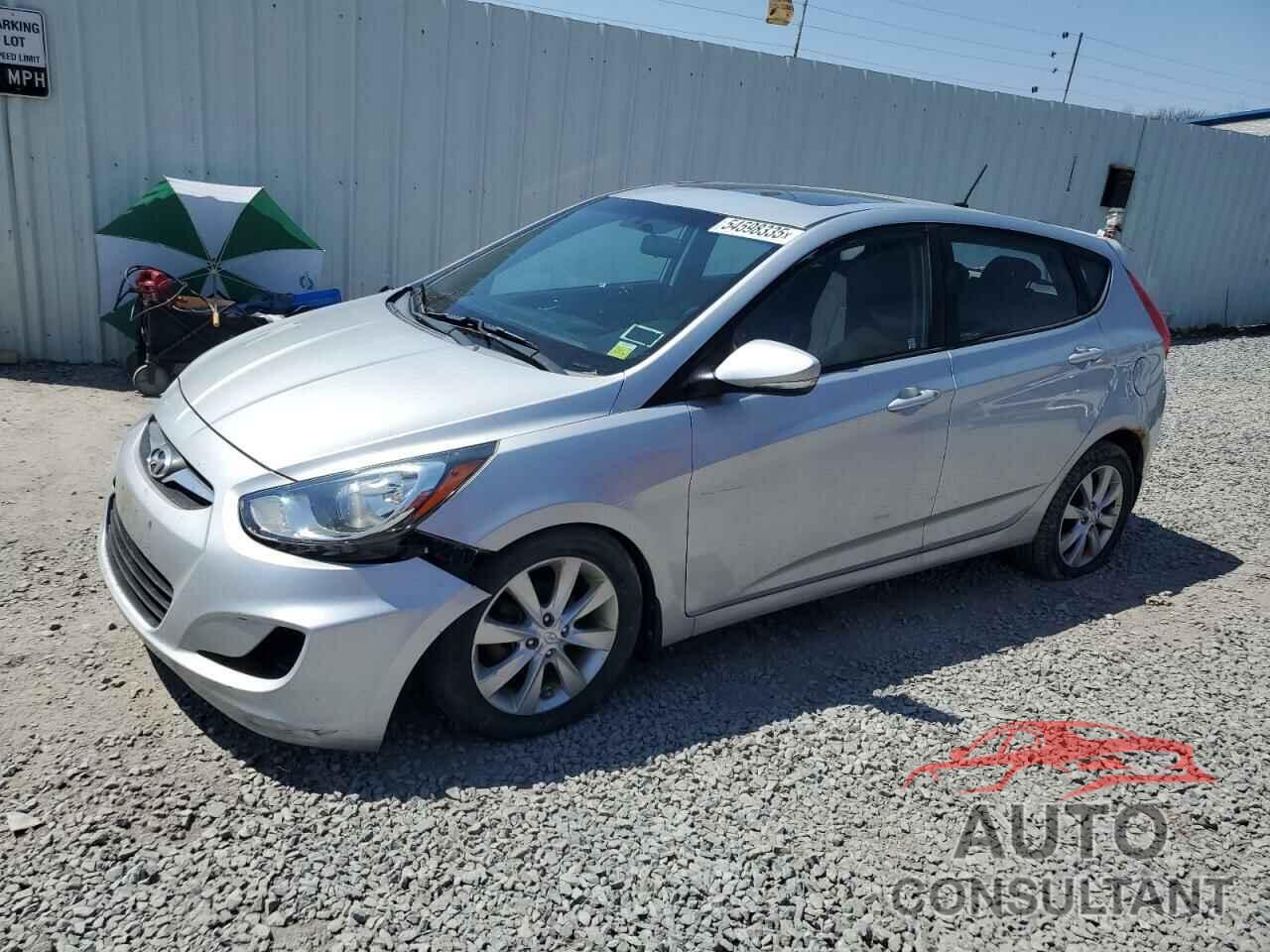 HYUNDAI ACCENT 2013 - KMHCU5AE3DU102895