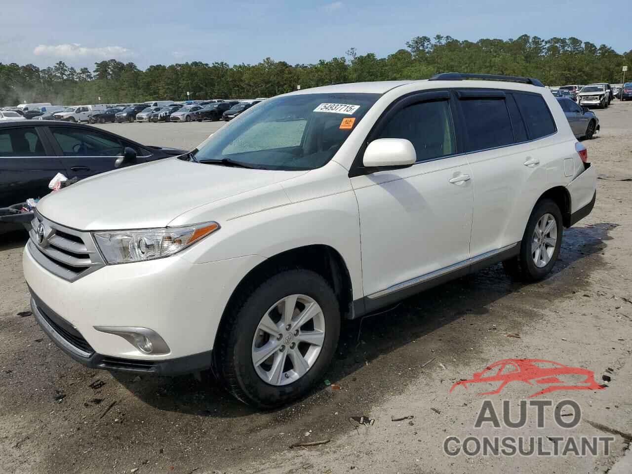 TOYOTA HIGHLANDER 2013 - 5TDZK3EH2DS093835