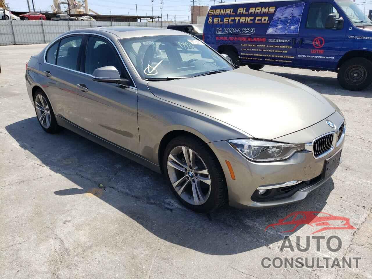 BMW 3 SERIES 2017 - WBA8B9G37HNU52573