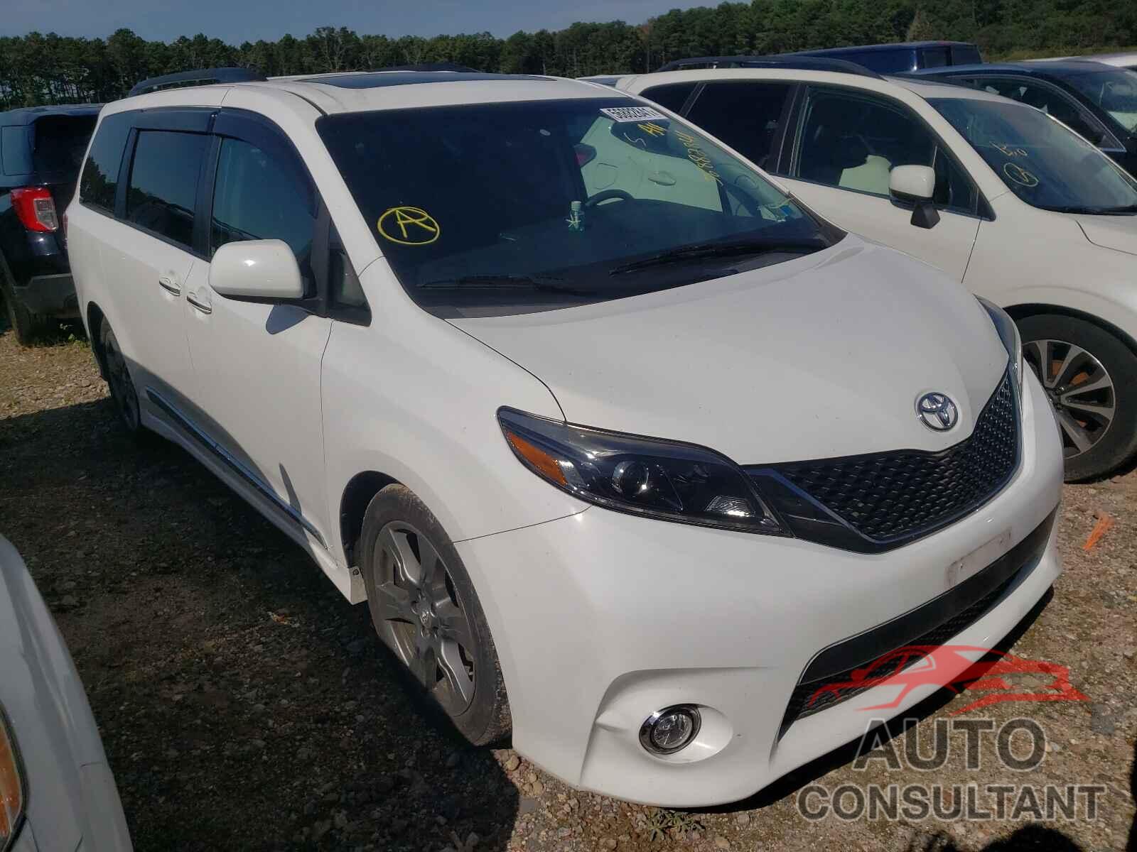 TOYOTA SIENNA 2017 - 5TDXZ3DC3HS869324