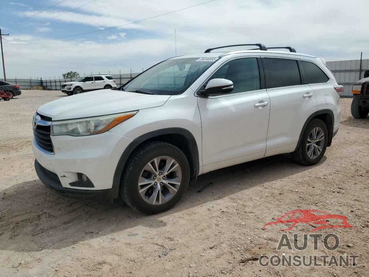 TOYOTA HIGHLANDER 2015 - 5TDJKRFH9FS083448