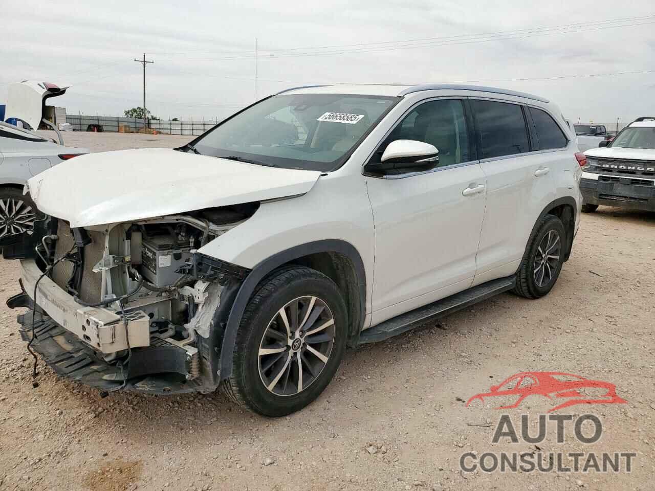 TOYOTA HIGHLANDER 2018 - 5TDKZRFH2JS540769