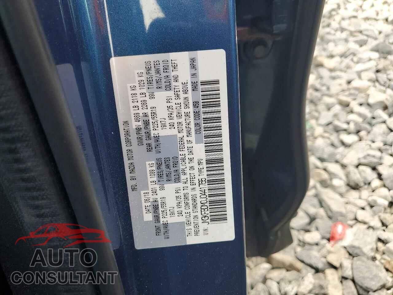 MAZDA CX-5 2018 - JM3KFBDM0J0441765