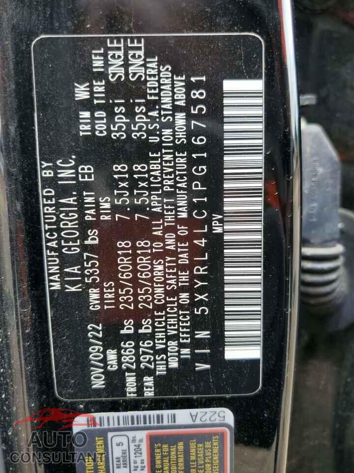 KIA SORENTO 2023 - 5XYRL4LC1PG167581