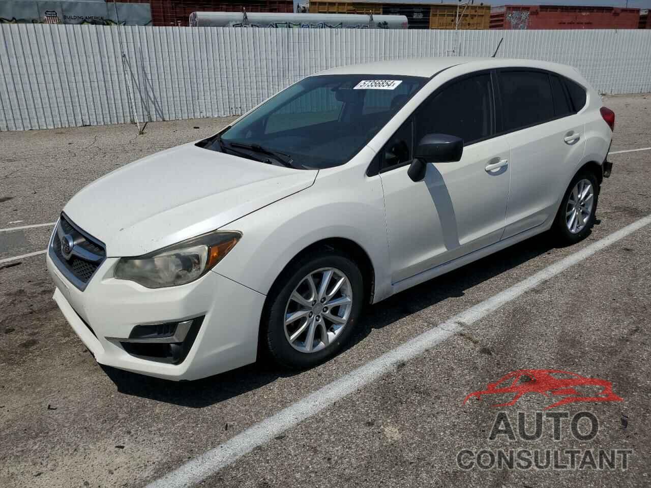 SUBARU IMPREZA 2016 - JF1GPAA64GH305165