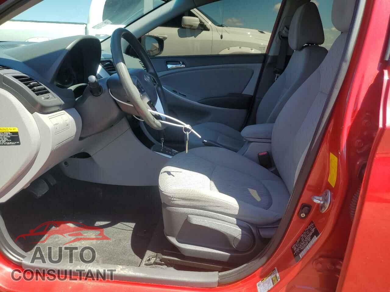 HYUNDAI ACCENT 2012 - KMHCU4AE4CU184807