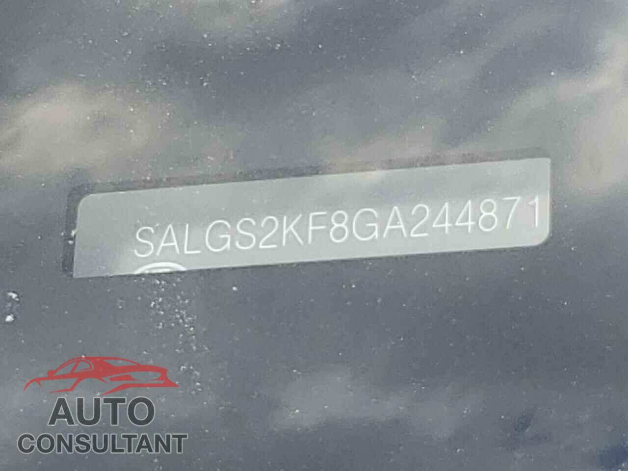 LAND ROVER RANGEROVER 2016 - SALGS2KF8GA244871