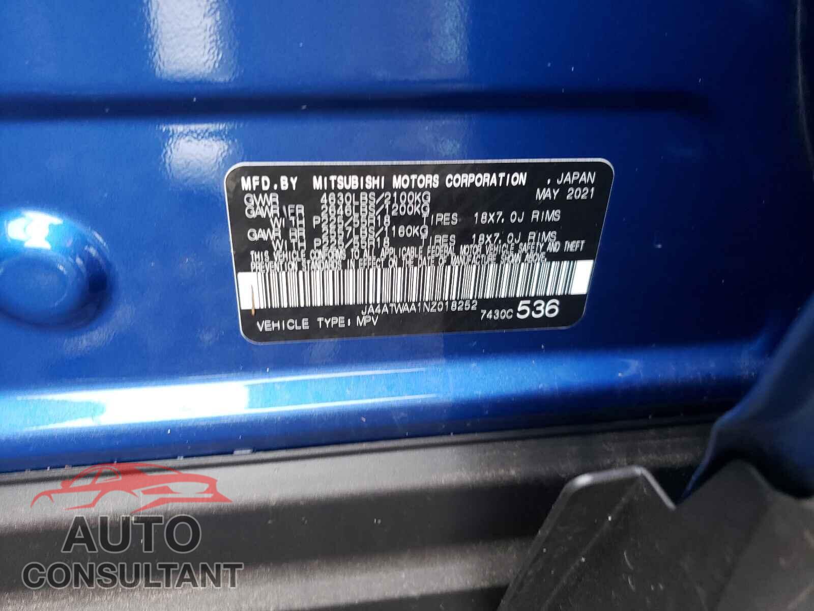 MITSUBISHI ECLIPSE 2022 - JA4ATWAA1NZ018252