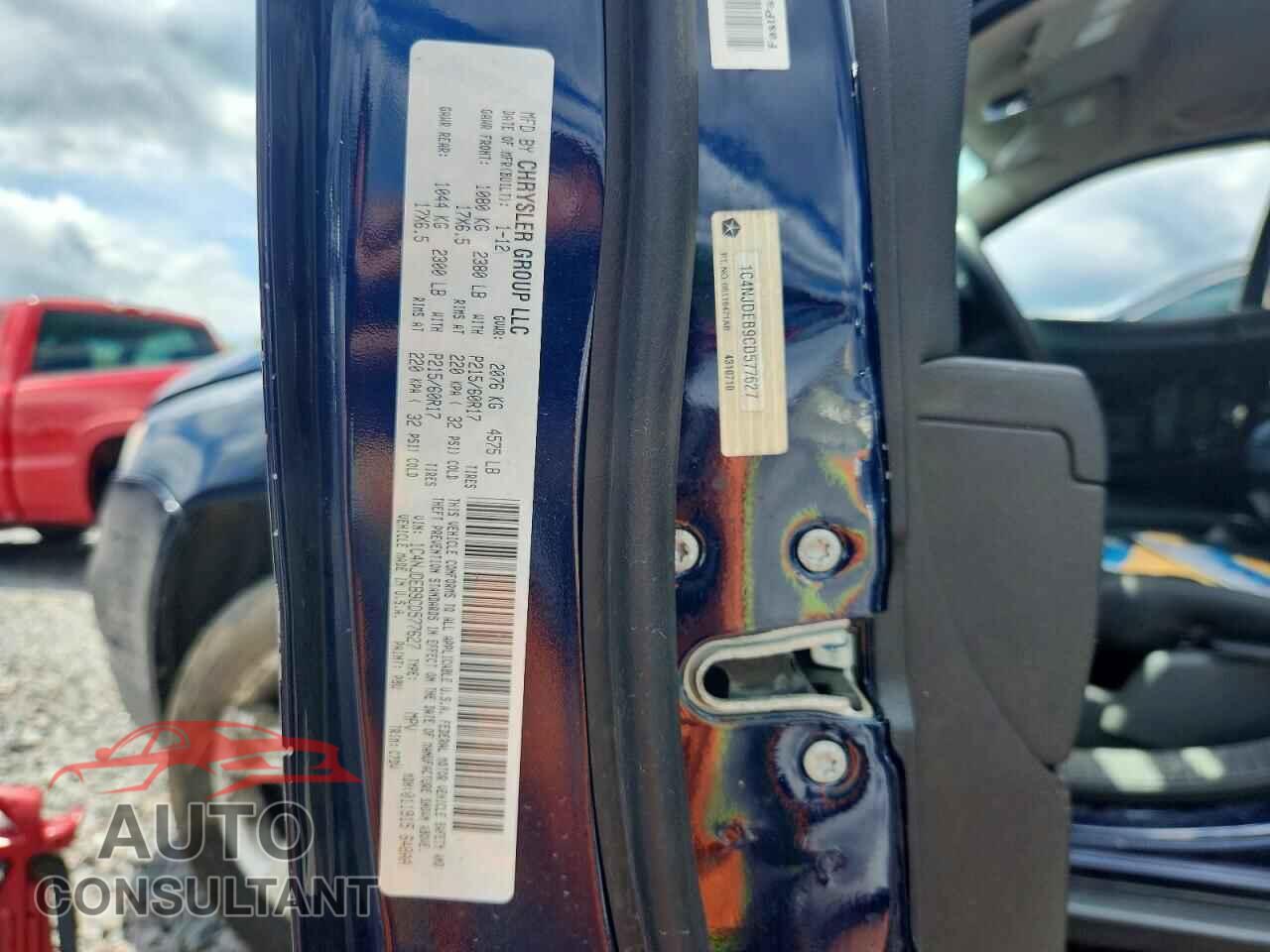 JEEP COMPASS 2012 - 1C4NJDEB9CD577627