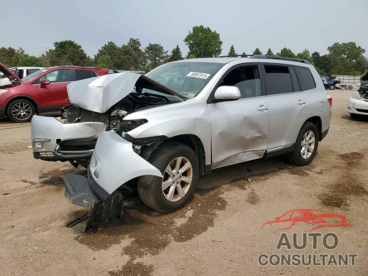TOYOTA HIGHLANDER 2012 - 5TDBK3EH0CS105187