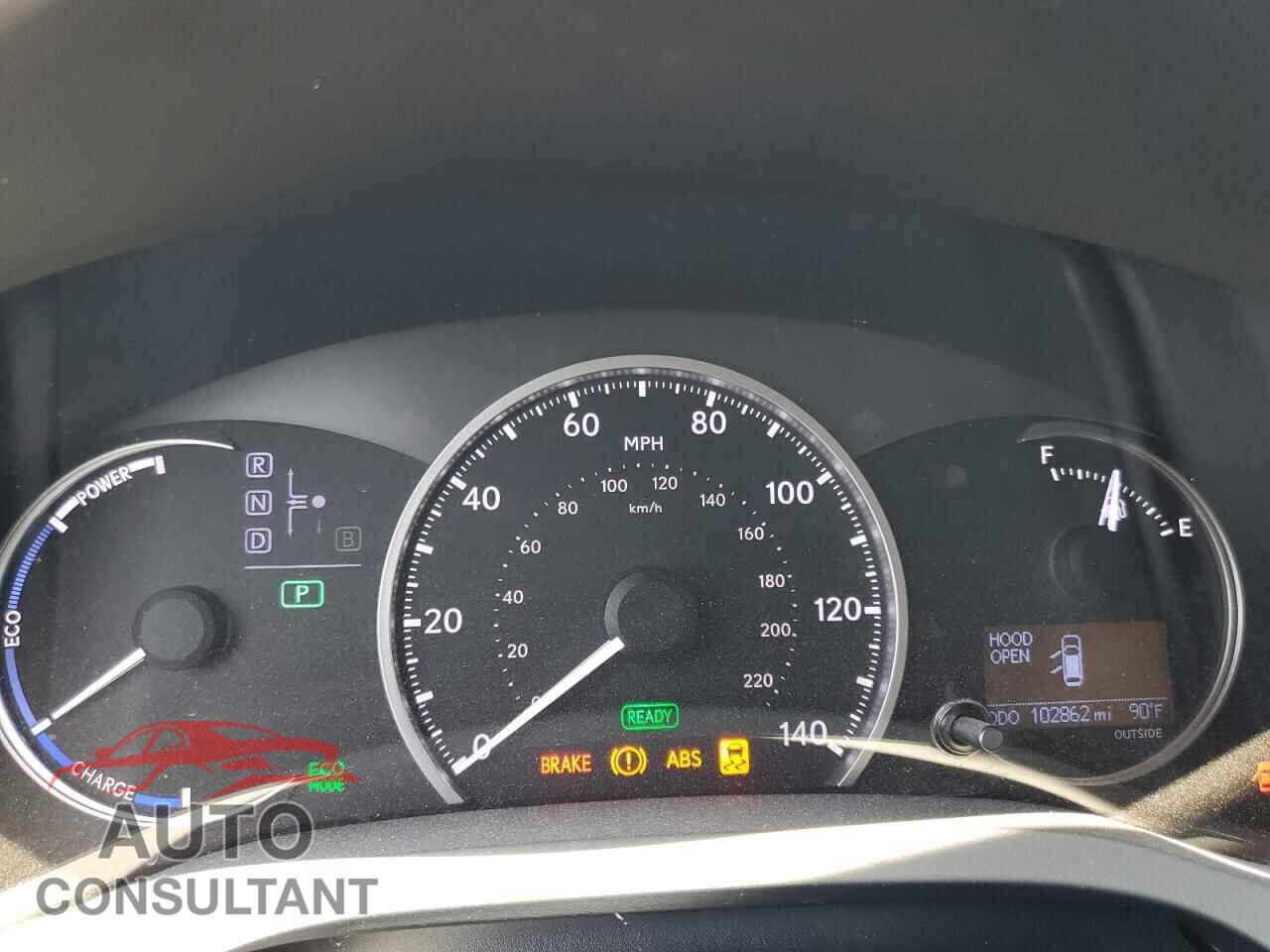 LEXUS CT 200 2012 - JTHKD5BH6C2113603