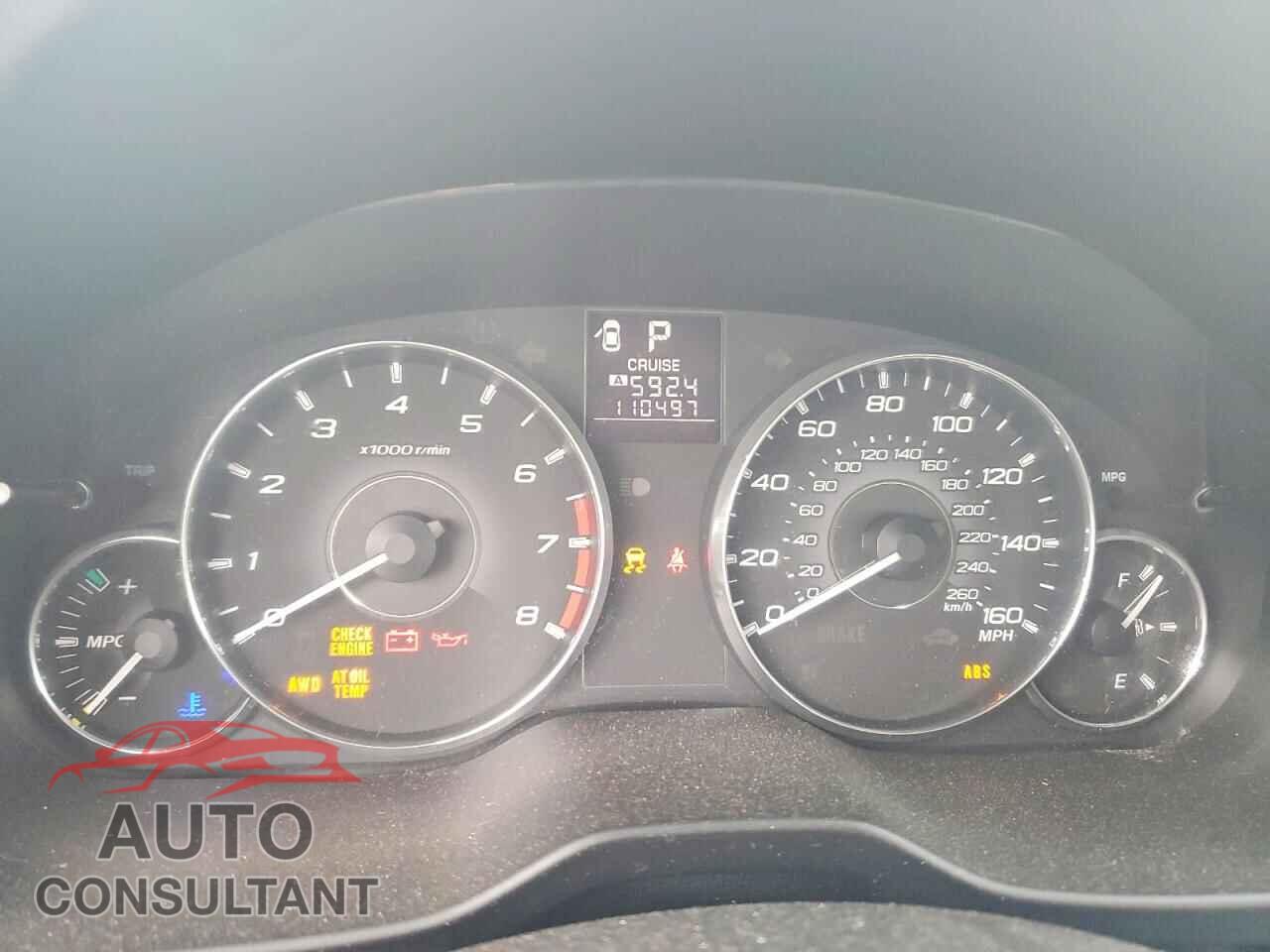 SUBARU LEGACY 2012 - 4S3BMDK68C2004246